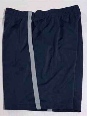 Under Armour Navy Shorts with Gray Side Stripe